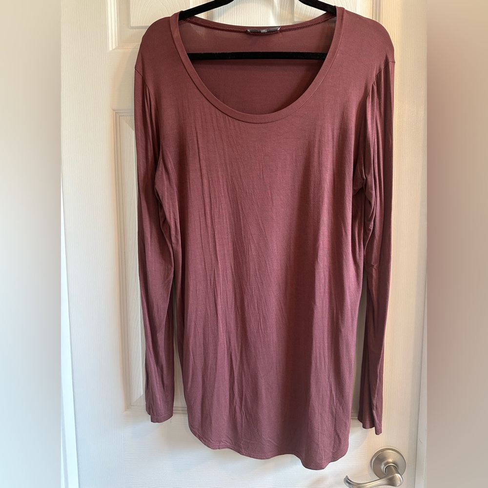 Emma’s Closet Long Sleeve Dusty Rose Shirt